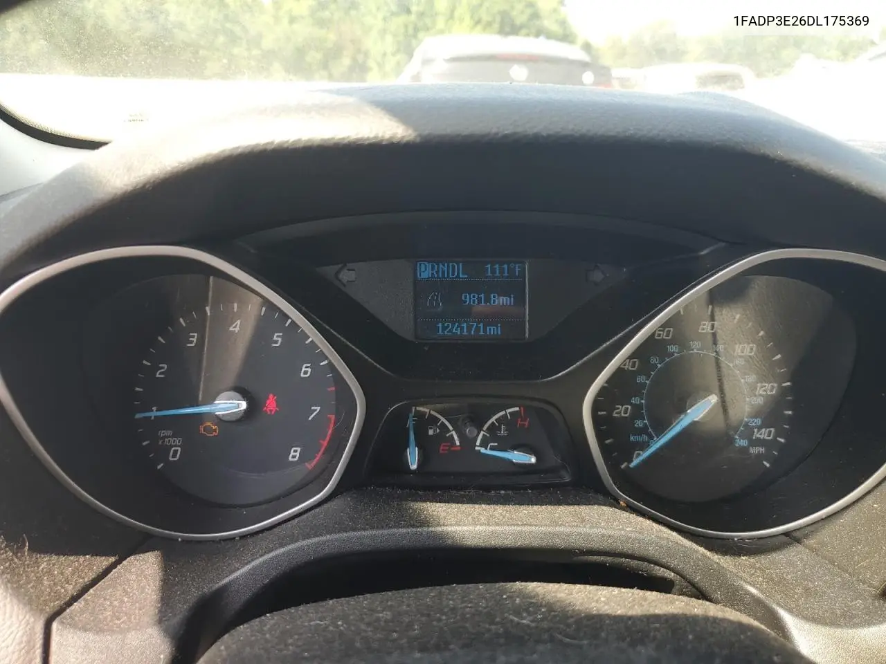 2013 Ford Focus S VIN: 1FADP3E26DL175369 Lot: 62231115