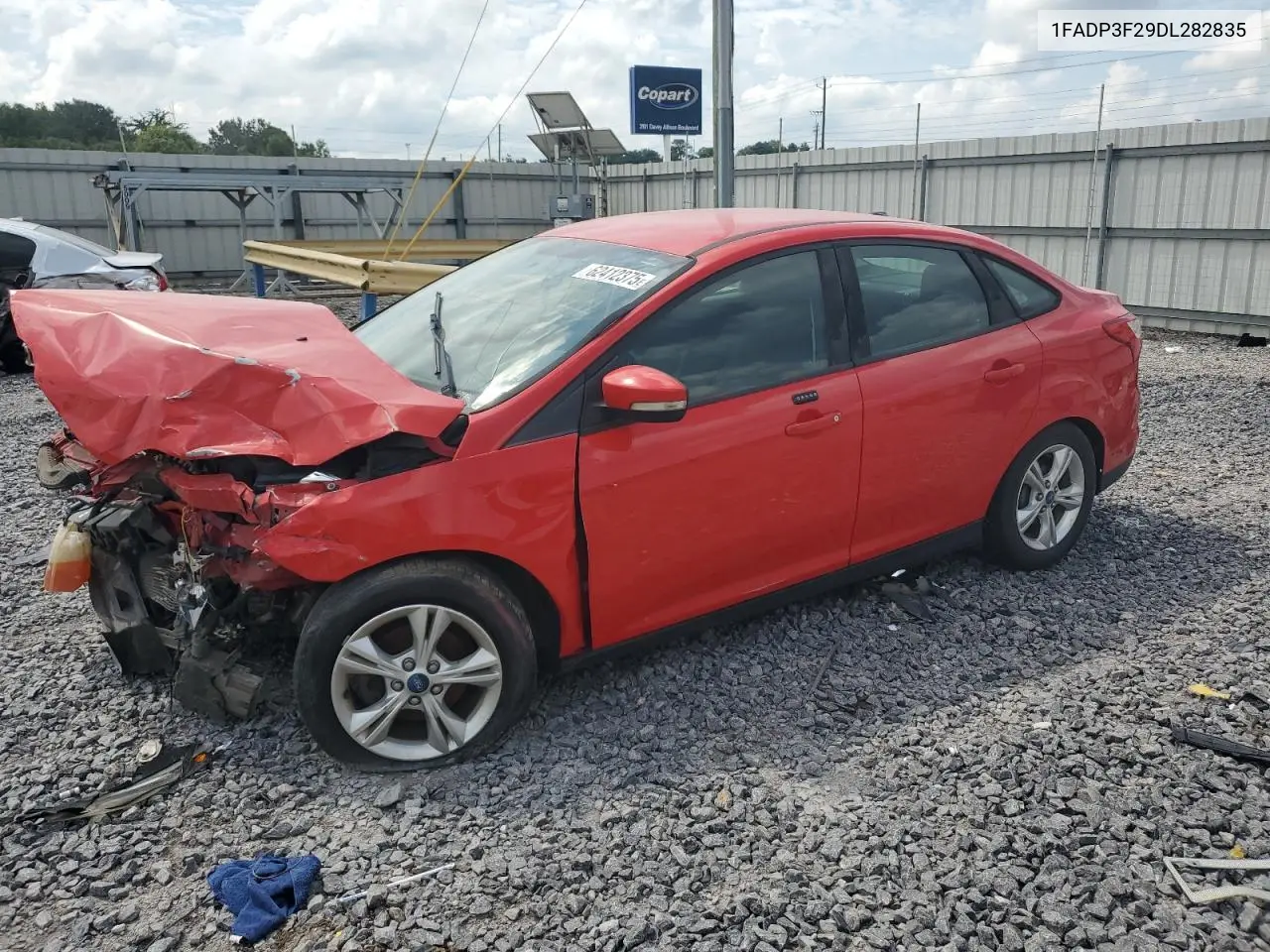 2013 Ford Focus Se VIN: 1FADP3F29DL282835 Lot: 62412375