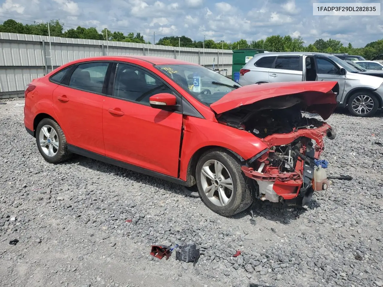 2013 Ford Focus Se VIN: 1FADP3F29DL282835 Lot: 62412375
