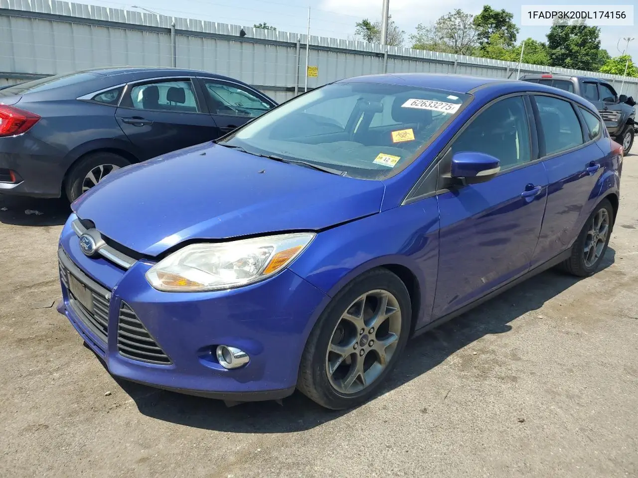 2013 Ford Focus Se VIN: 1FADP3K20DL174156 Lot: 62633275