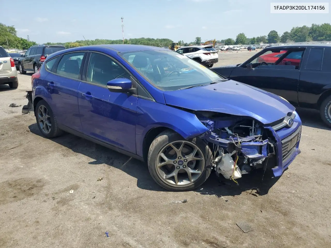 2013 Ford Focus Se VIN: 1FADP3K20DL174156 Lot: 62633275