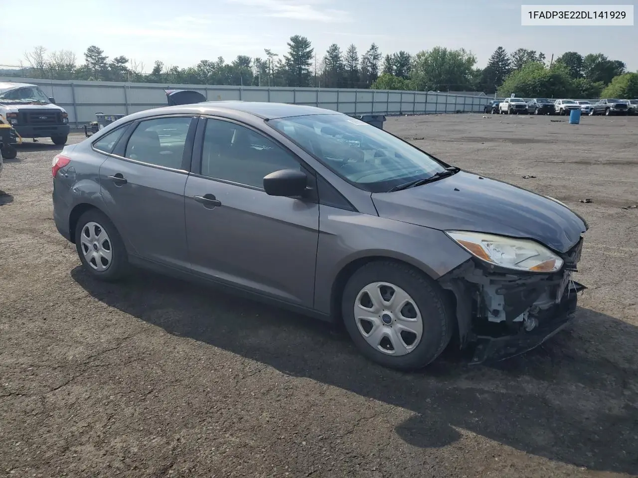 2013 Ford Focus S VIN: 1FADP3E22DL141929 Lot: 62655285