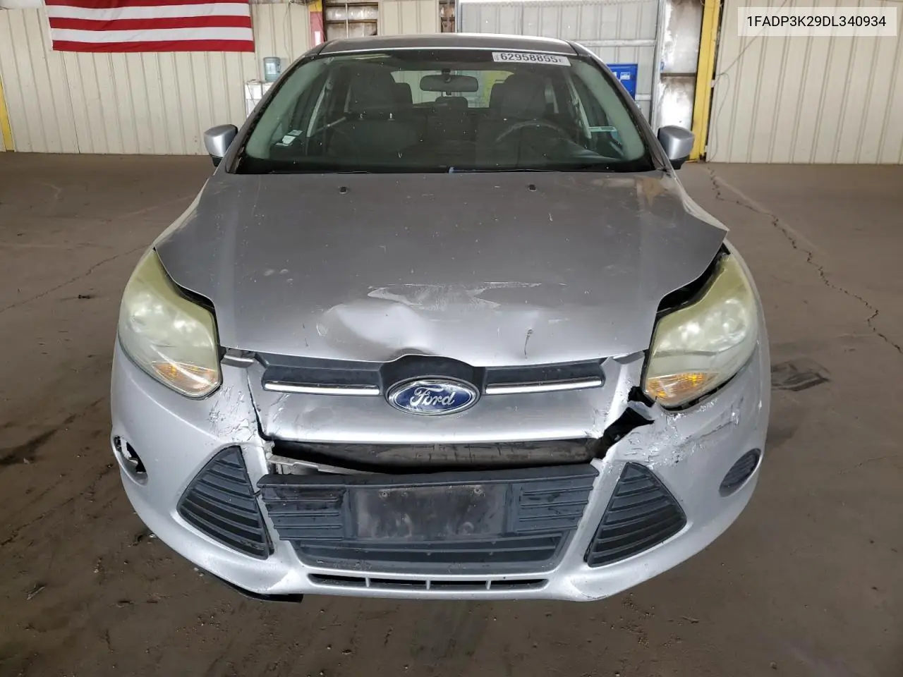 2013 Ford Focus Se VIN: 1FADP3K29DL340934 Lot: 62958855
