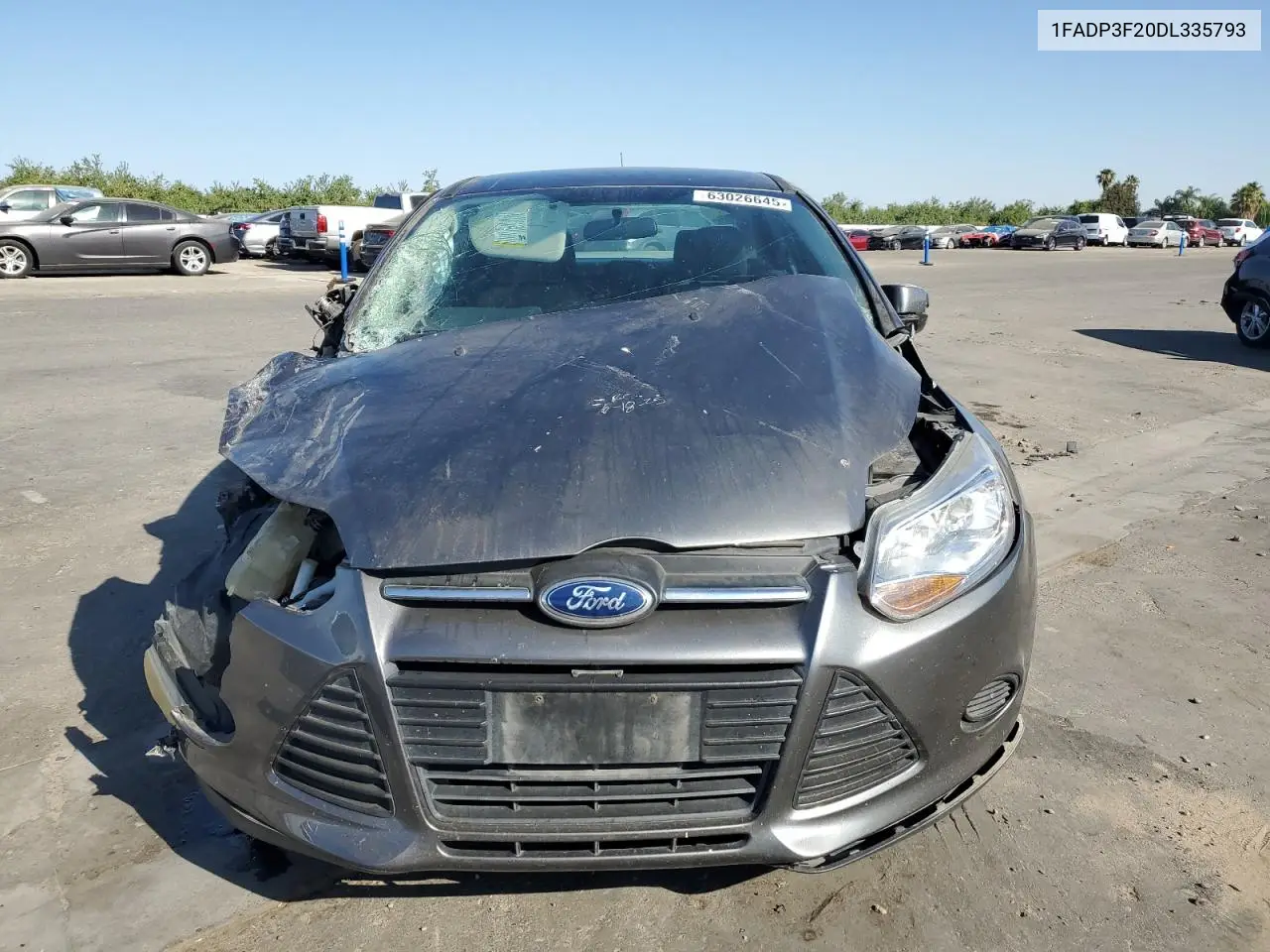 2013 Ford Focus Se VIN: 1FADP3F20DL335793 Lot: 63026645