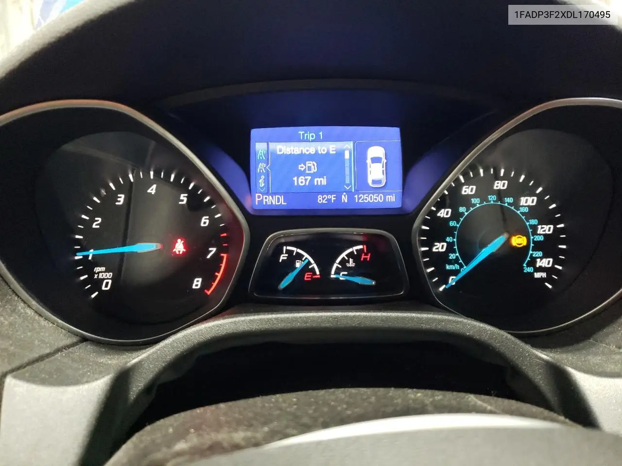 2013 Ford Focus Se VIN: 1FADP3F2XDL170495 Lot: 63289975