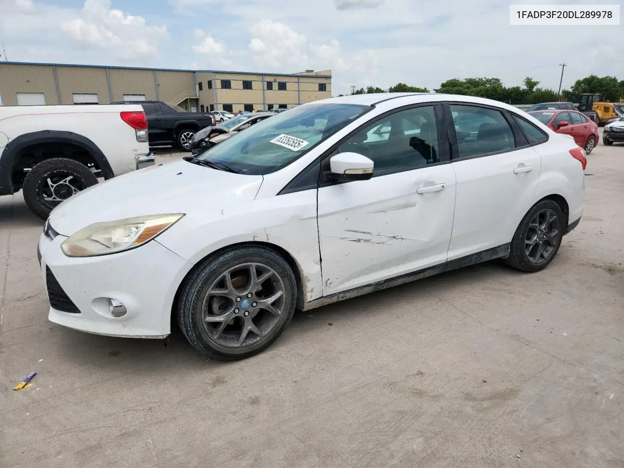 2013 Ford Focus Se VIN: 1FADP3F20DL289978 Lot: 63350585