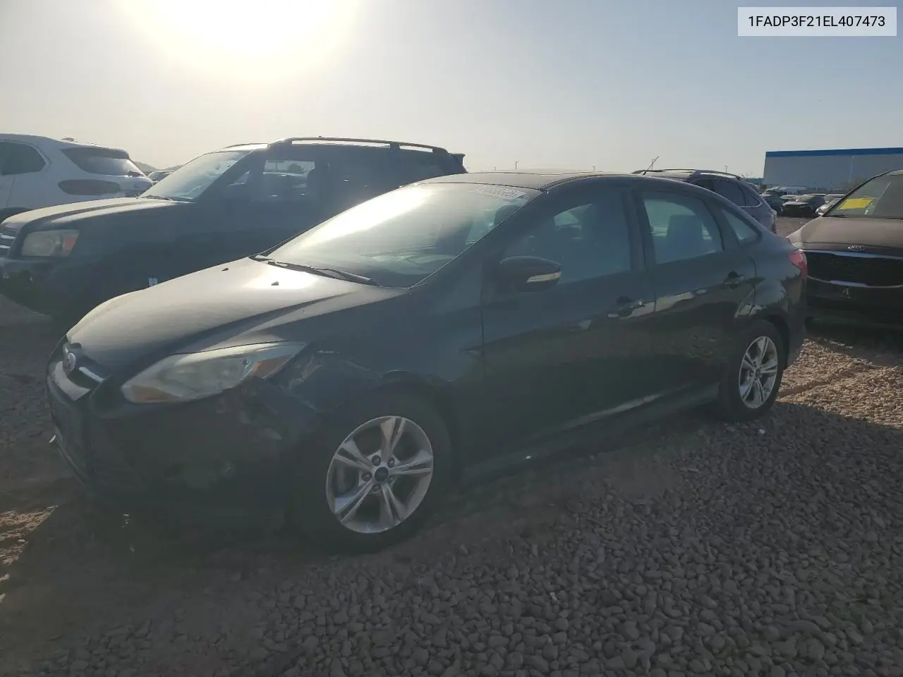 2014 Ford Focus Se VIN: 1FADP3F21EL407473 Lot: 44868605