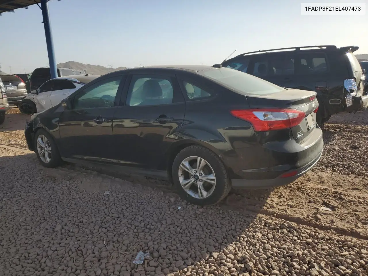 2014 Ford Focus Se VIN: 1FADP3F21EL407473 Lot: 44868605