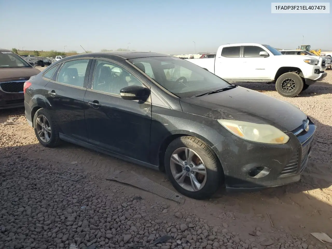 2014 Ford Focus Se VIN: 1FADP3F21EL407473 Lot: 44868605