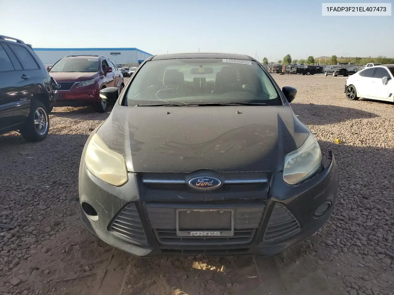 2014 Ford Focus Se VIN: 1FADP3F21EL407473 Lot: 44868605