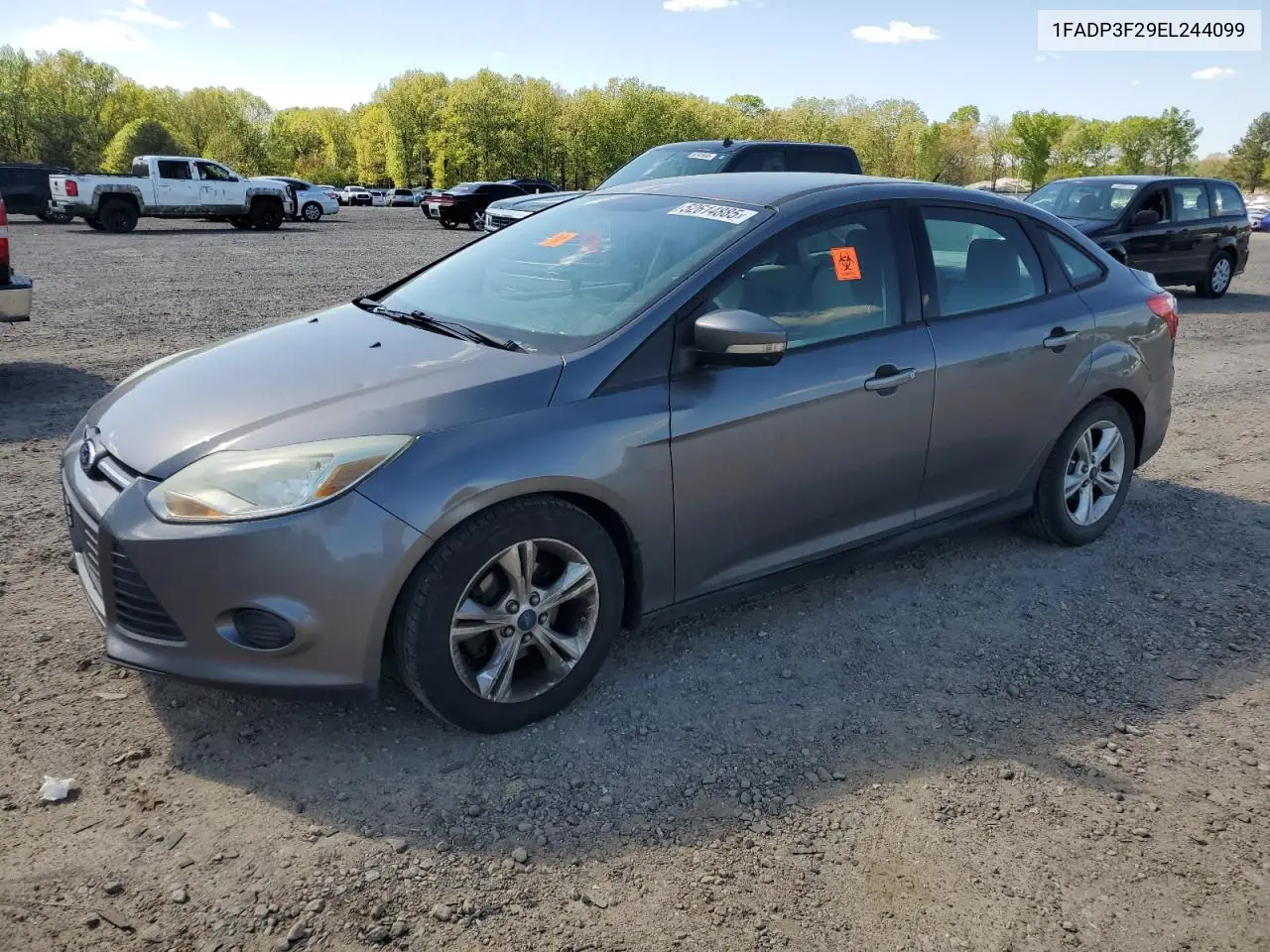 2014 Ford Focus Se VIN: 1FADP3F29EL244099 Lot: 52614885