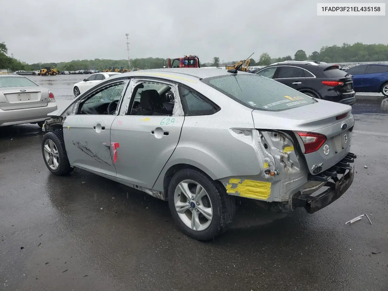 2014 Ford Focus Se VIN: 1FADP3F21EL435158 Lot: 56556055
