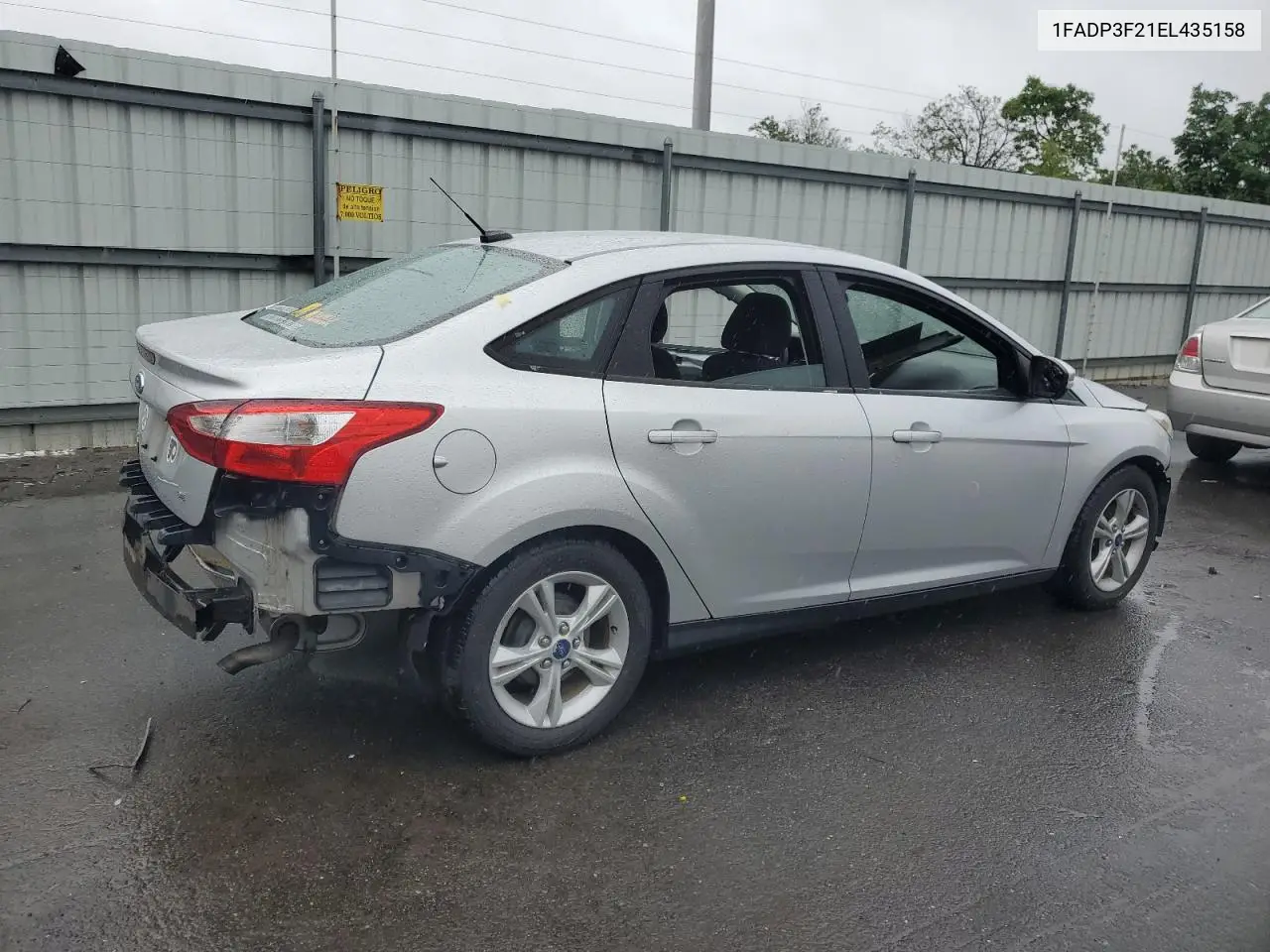 2014 Ford Focus Se VIN: 1FADP3F21EL435158 Lot: 56556055