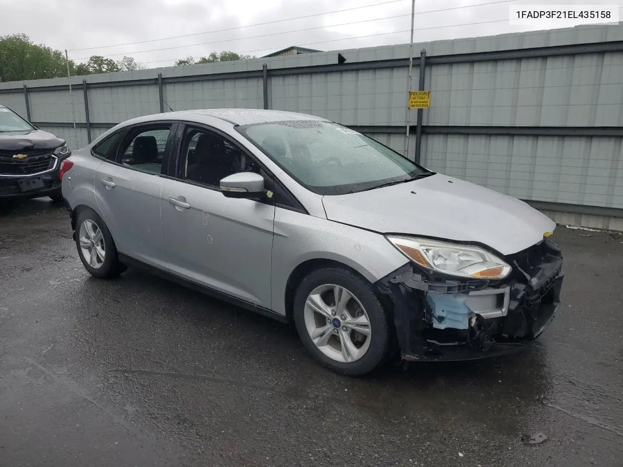 2014 Ford Focus Se VIN: 1FADP3F21EL435158 Lot: 56556055