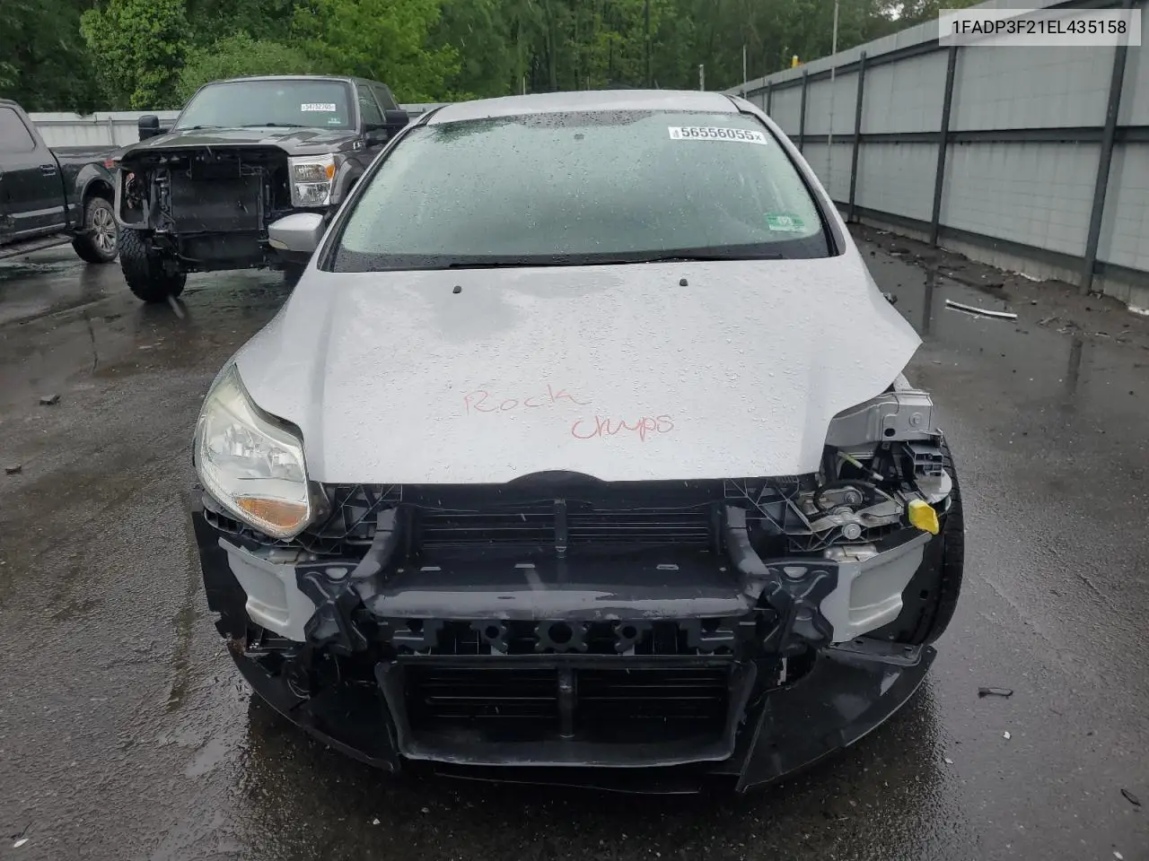2014 Ford Focus Se VIN: 1FADP3F21EL435158 Lot: 56556055