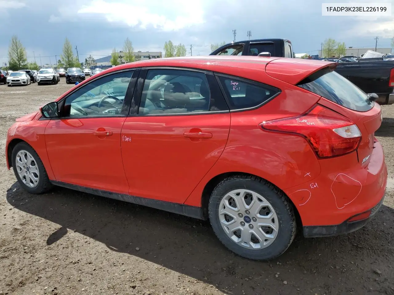 2014 Ford Focus Se VIN: 1FADP3K23EL226199 Lot: 56691415