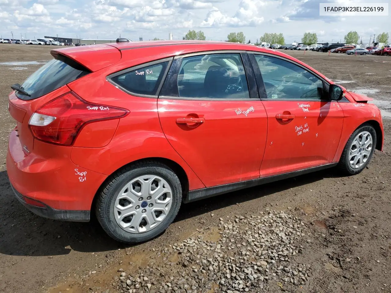 2014 Ford Focus Se VIN: 1FADP3K23EL226199 Lot: 56691415