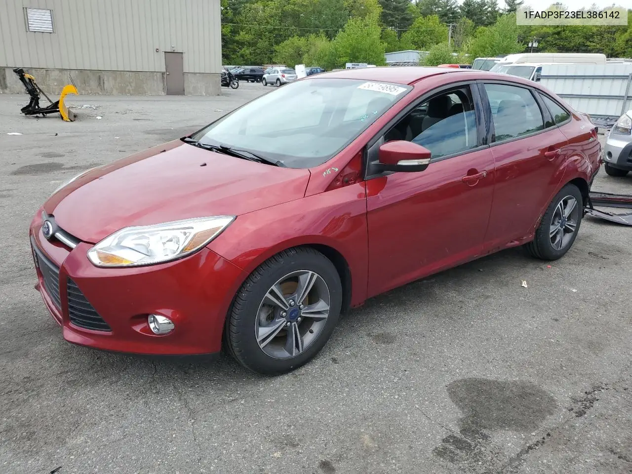 2014 Ford Focus Se VIN: 1FADP3F23EL386142 Lot: 56719895