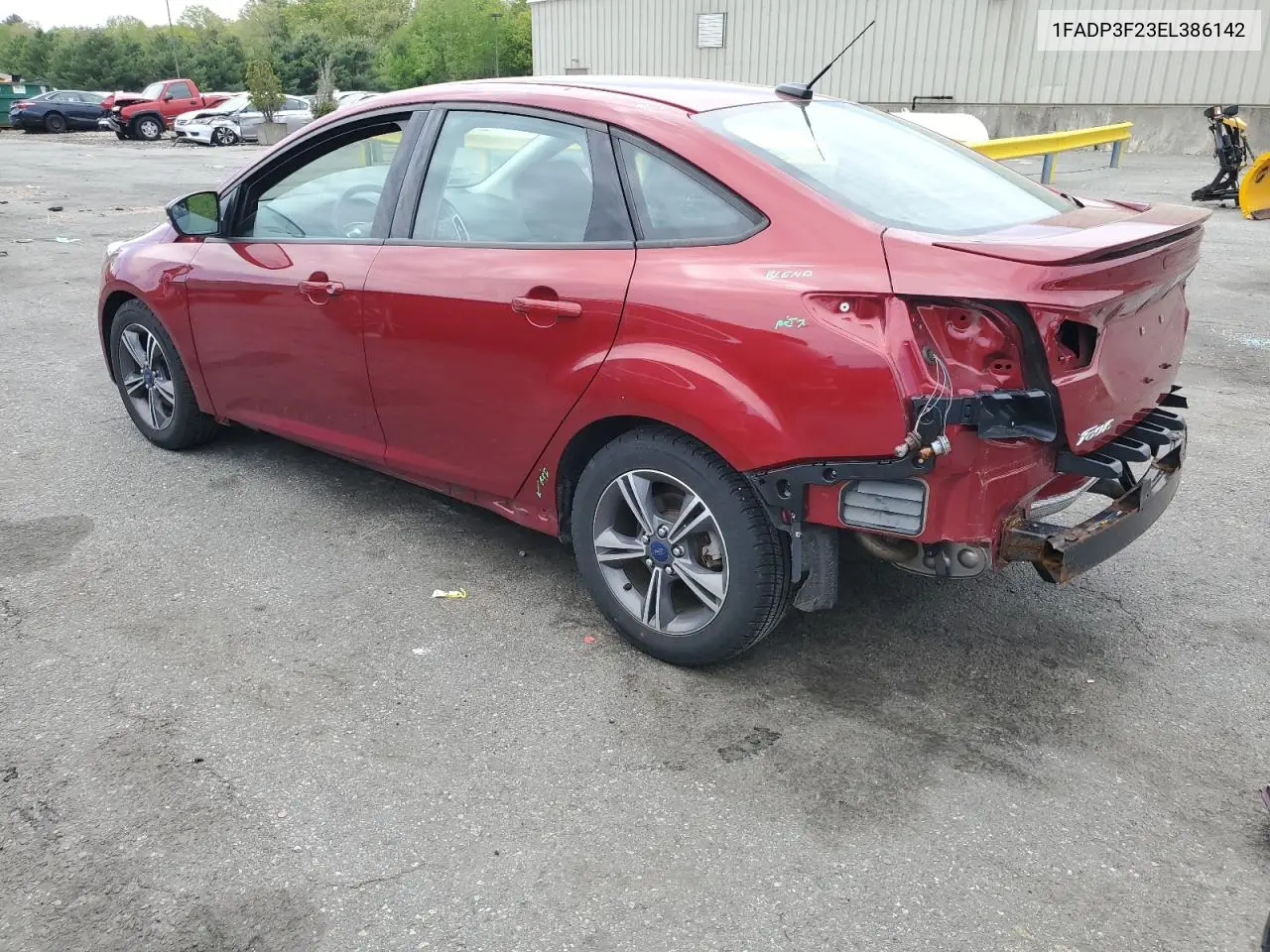 2014 Ford Focus Se VIN: 1FADP3F23EL386142 Lot: 56719895