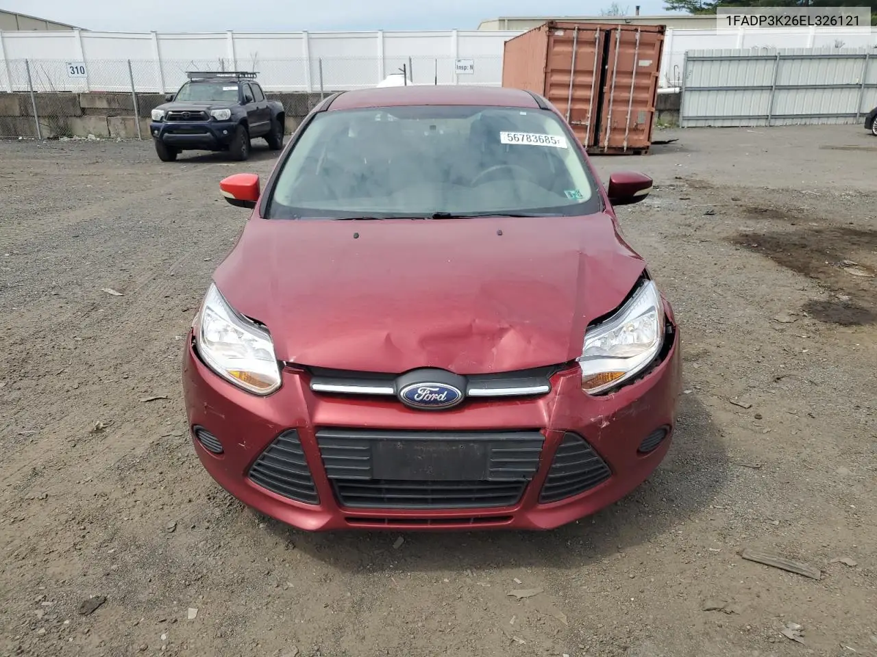2014 Ford Focus Se VIN: 1FADP3K26EL326121 Lot: 56783685