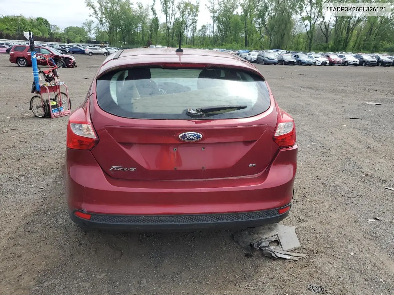 2014 Ford Focus Se VIN: 1FADP3K26EL326121 Lot: 56783685