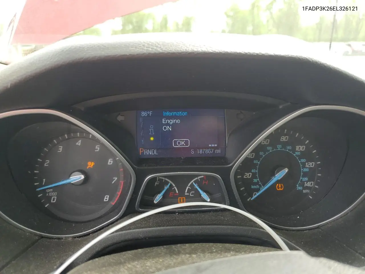 2014 Ford Focus Se VIN: 1FADP3K26EL326121 Lot: 56783685