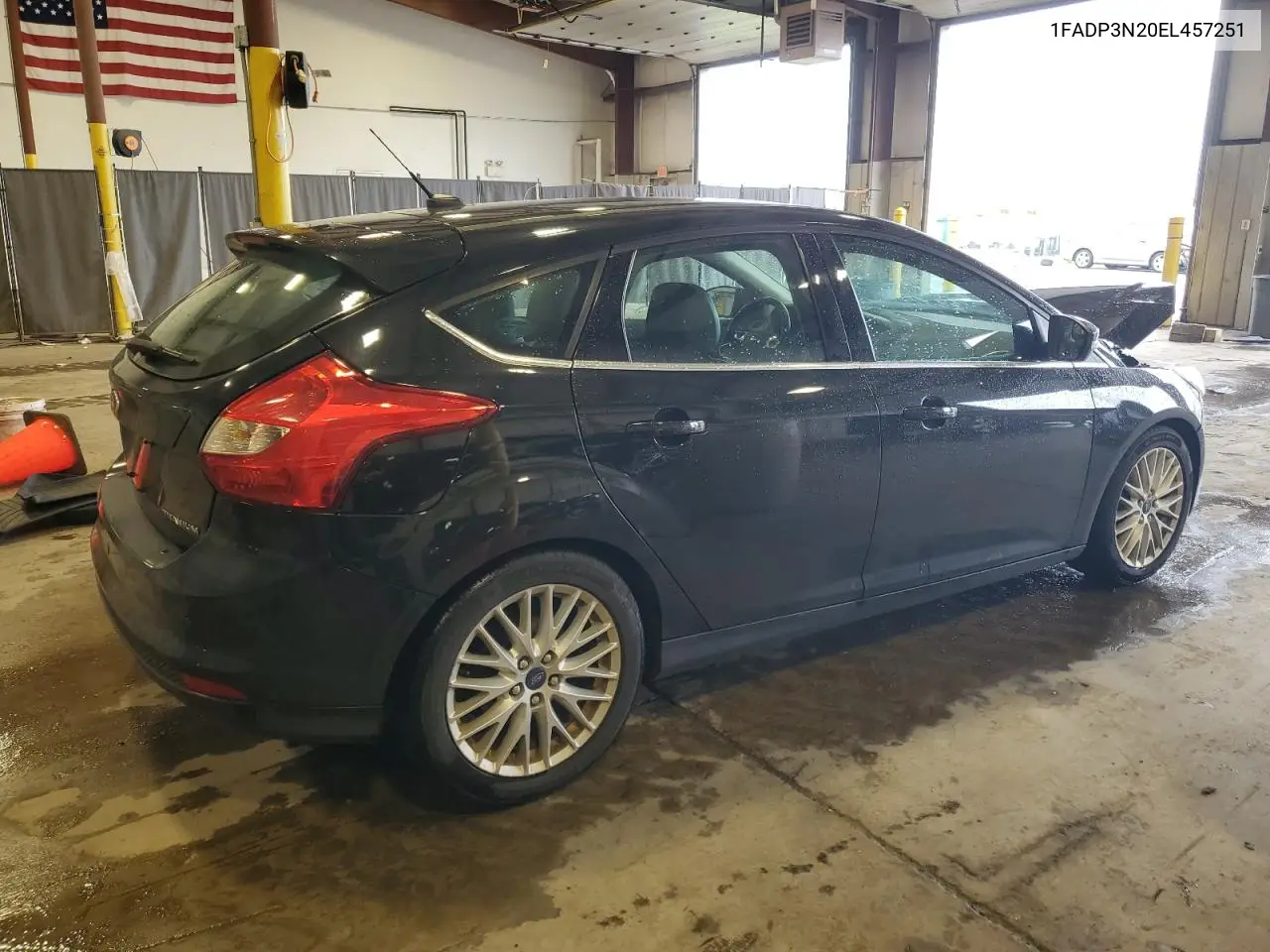 2014 Ford Focus Titanium VIN: 1FADP3N20EL457251 Lot: 56785315