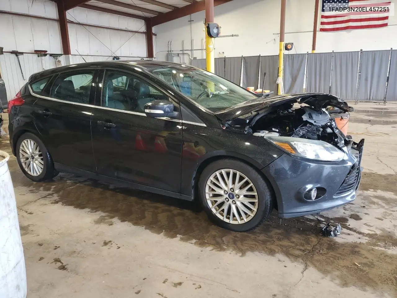 2014 Ford Focus Titanium VIN: 1FADP3N20EL457251 Lot: 56785315