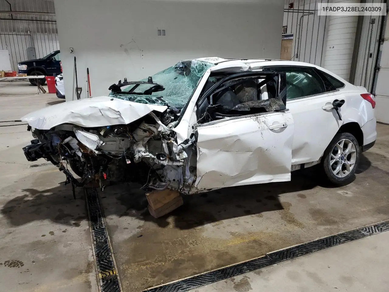 2014 Ford Focus Titanium VIN: 1FADP3J28EL240309 Lot: 56841415