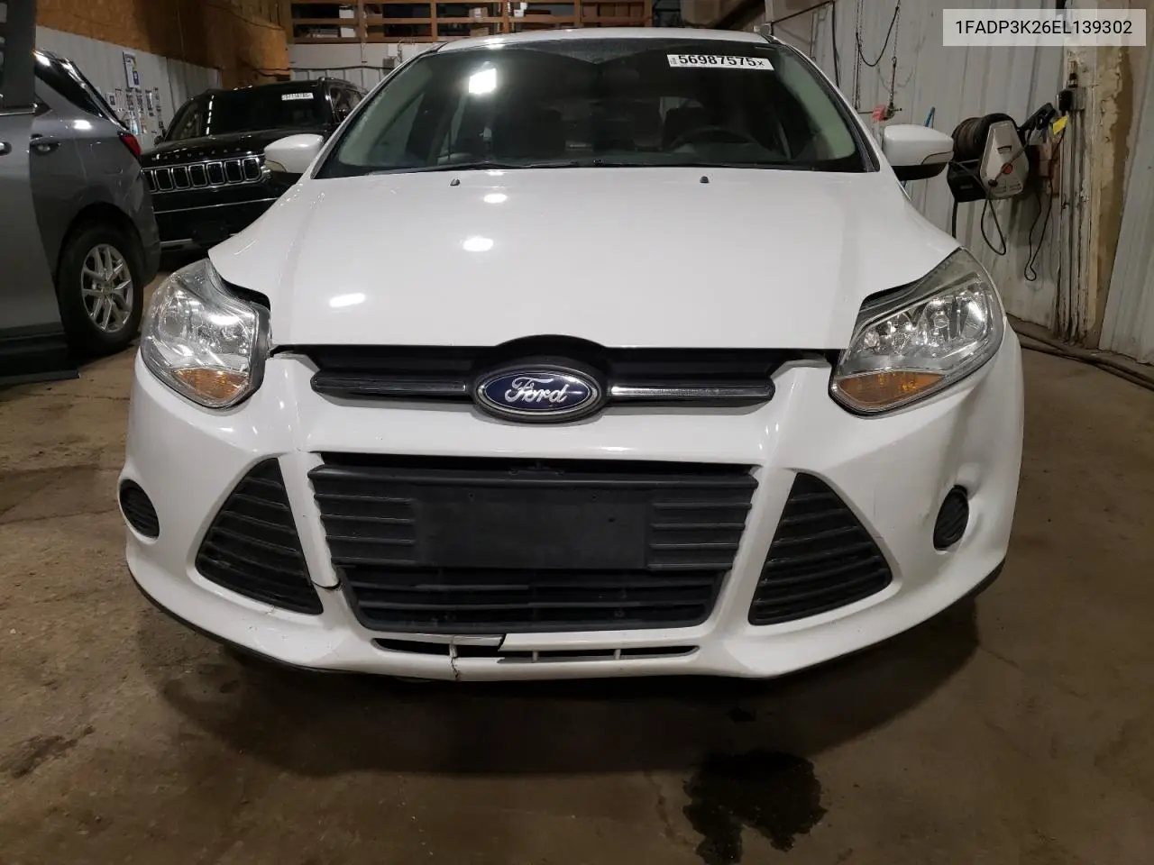 2014 Ford Focus Se VIN: 1FADP3K26EL139302 Lot: 56987575
