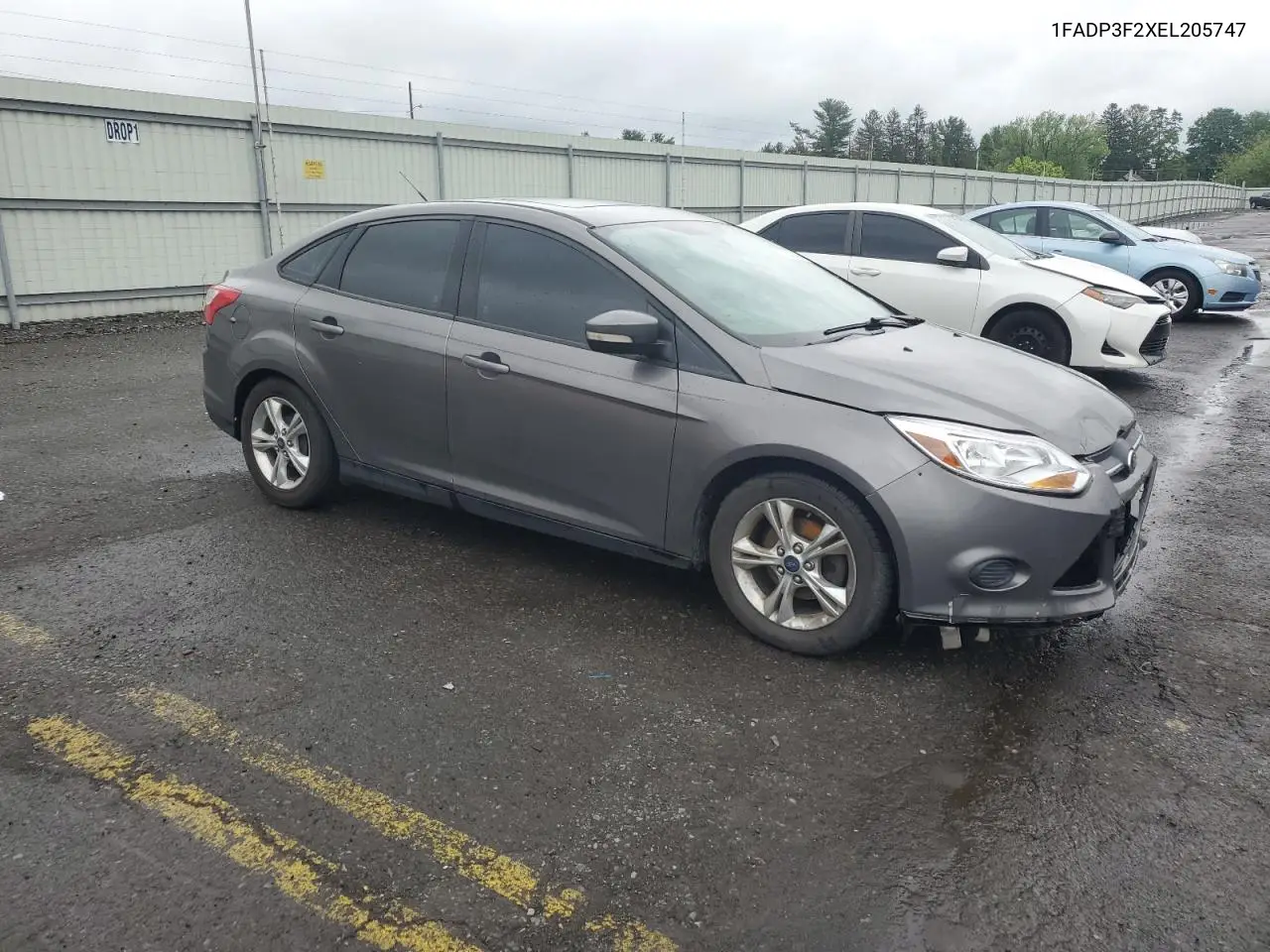 2014 Ford Focus Se VIN: 1FADP3F2XEL205747 Lot: 57049485