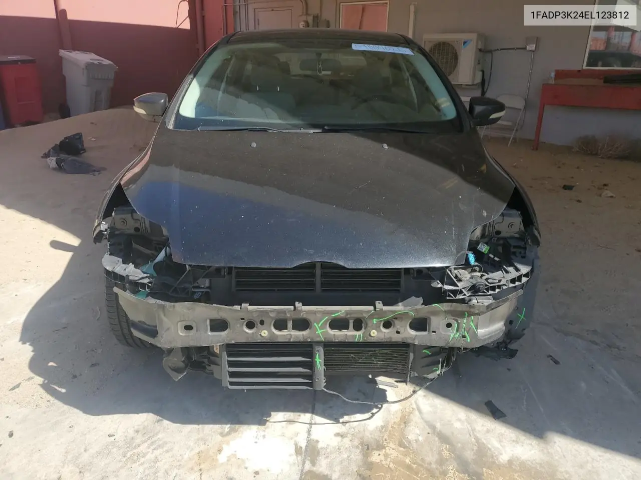 2014 Ford Focus Se VIN: 1FADP3K24EL123812 Lot: 57084025