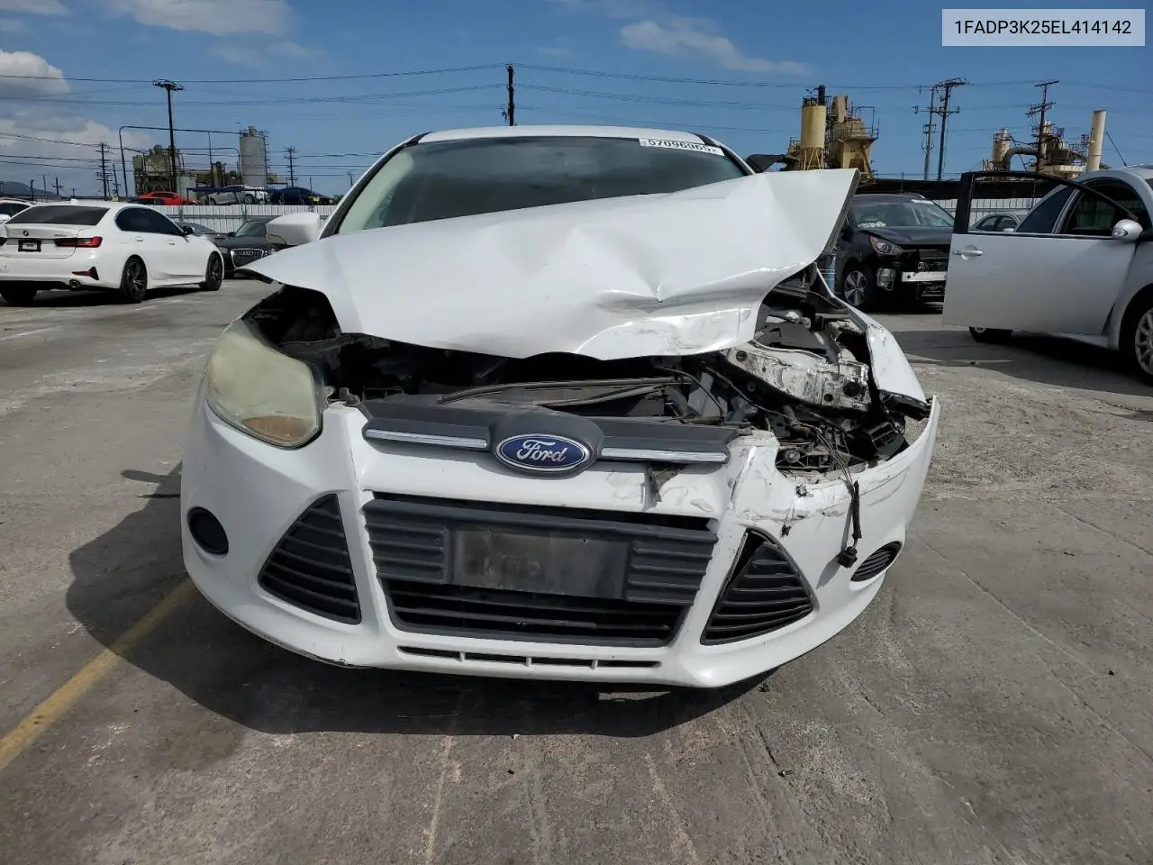 2014 Ford Focus Se VIN: 1FADP3K25EL414142 Lot: 57096965