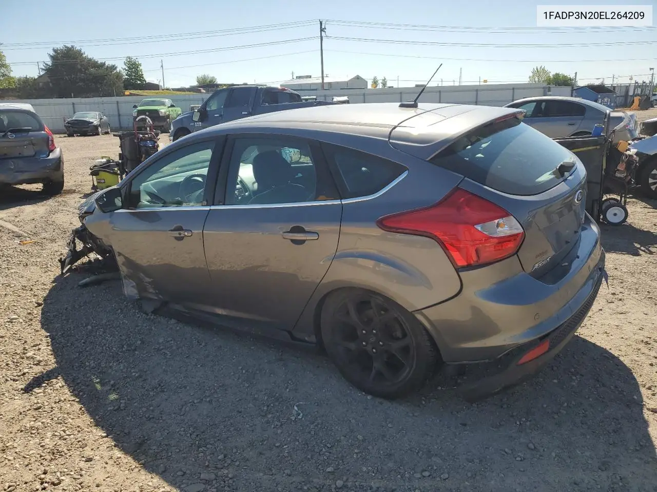 2014 Ford Focus Titanium VIN: 1FADP3N20EL264209 Lot: 57862025