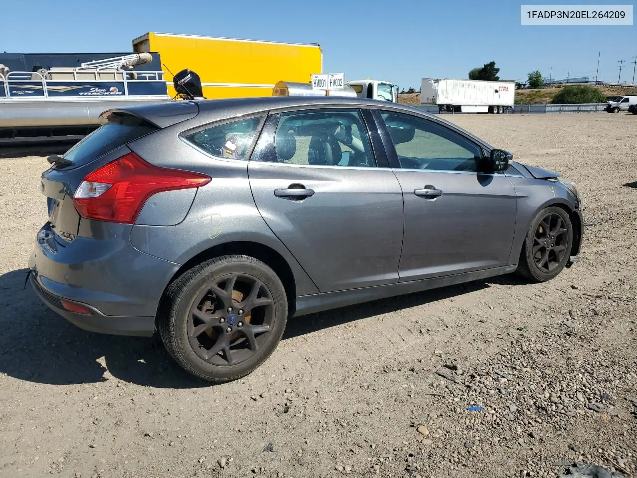 2014 Ford Focus Titanium VIN: 1FADP3N20EL264209 Lot: 57862025