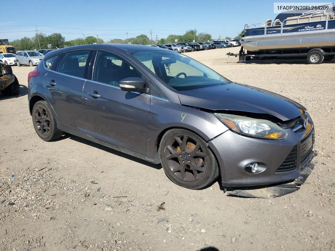 2014 Ford Focus Titanium VIN: 1FADP3N20EL264209 Lot: 57862025