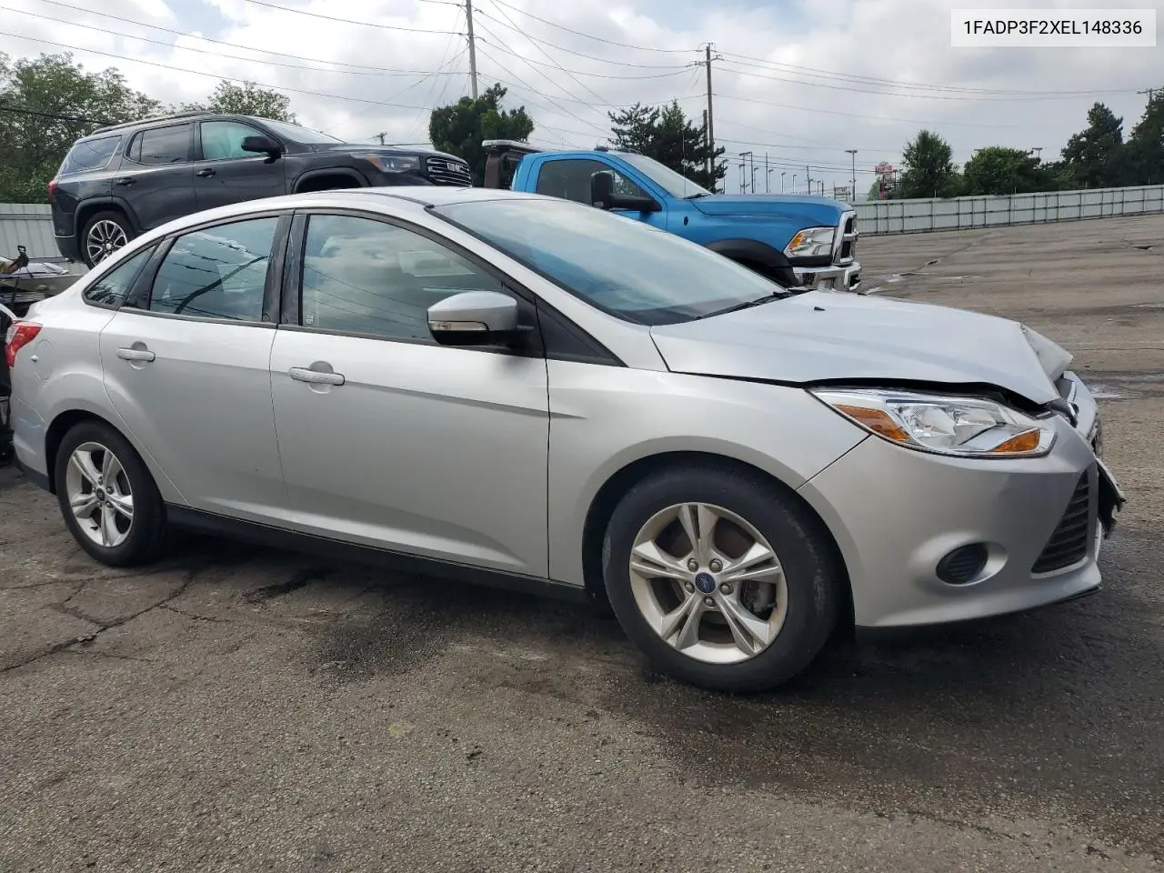 2014 Ford Focus Se VIN: 1FADP3F2XEL148336 Lot: 58258795