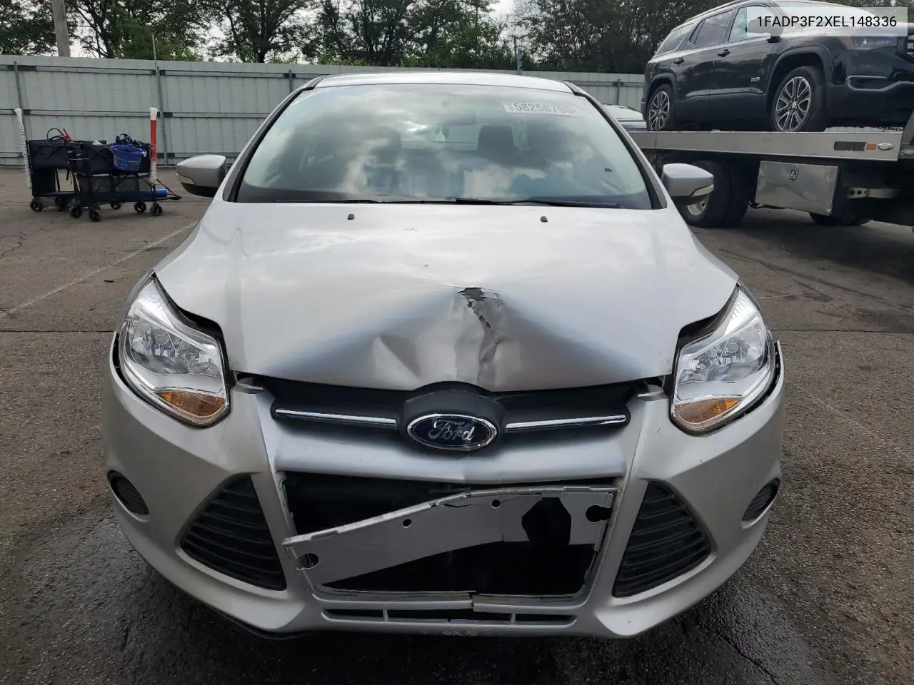 2014 Ford Focus Se VIN: 1FADP3F2XEL148336 Lot: 58258795
