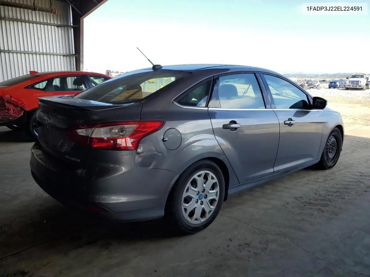 2014 Ford Focus Titanium VIN: 1FADP3J22EL224591 Lot: 60902895