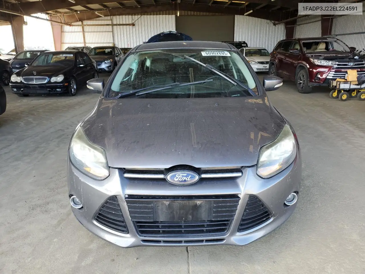 2014 Ford Focus Titanium VIN: 1FADP3J22EL224591 Lot: 60902895