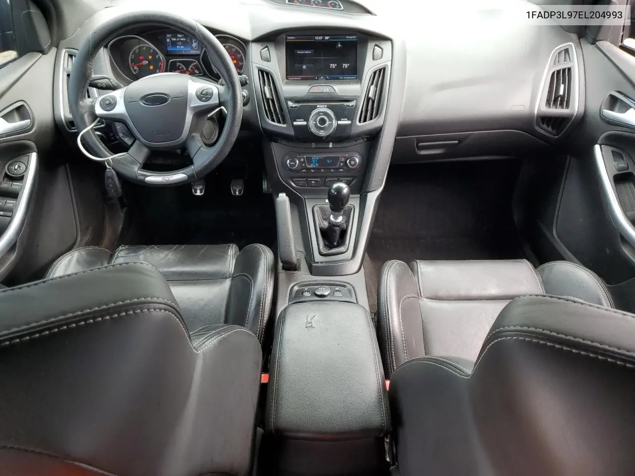 2014 Ford Focus St VIN: 1FADP3L97EL204993 Lot: 61354065