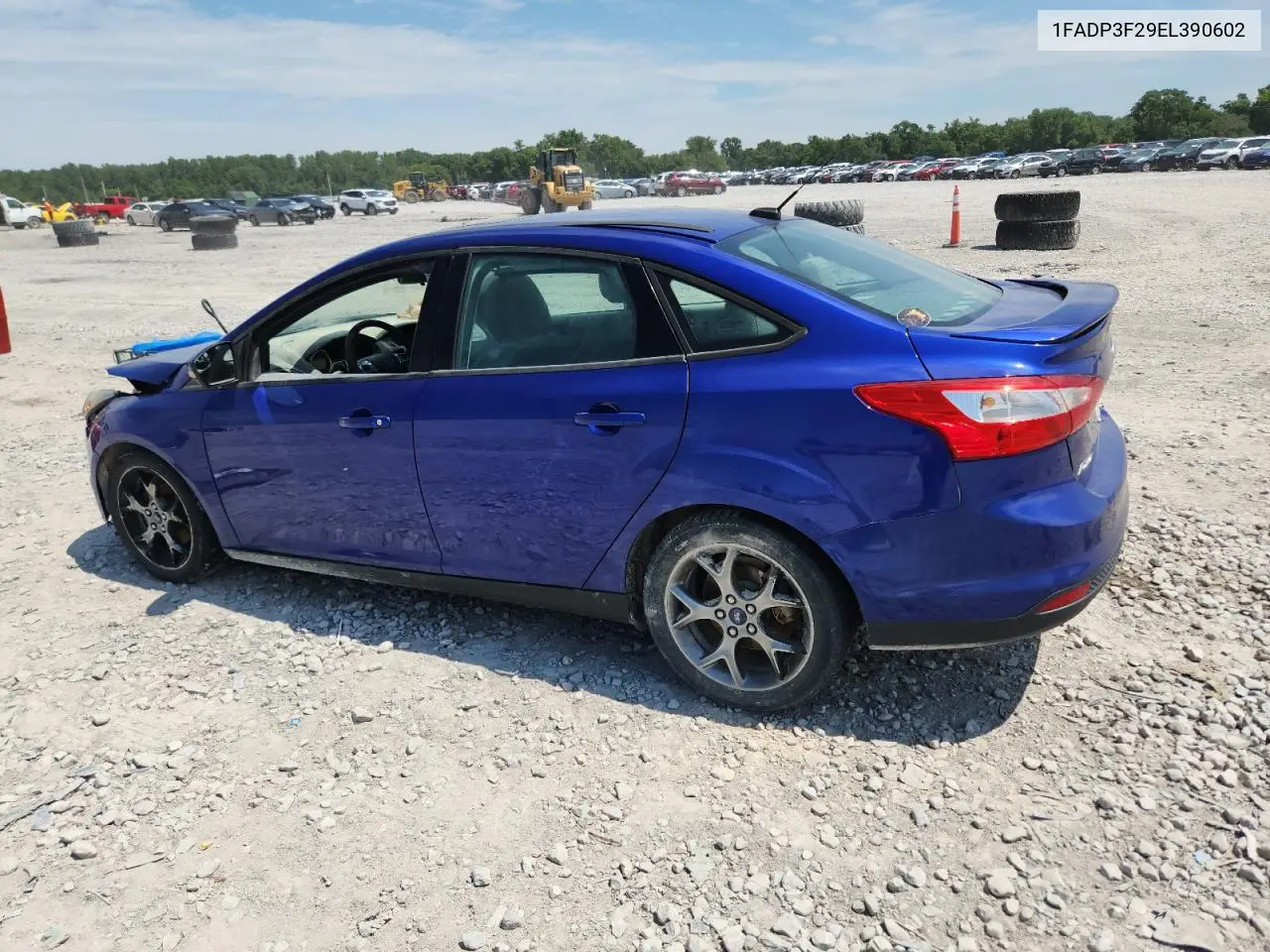 2014 Ford Focus Se VIN: 1FADP3F29EL390602 Lot: 61374105