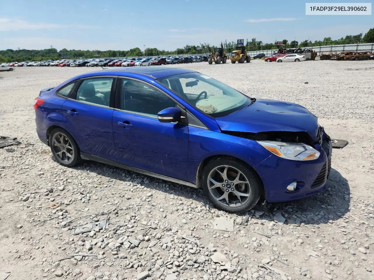 2014 Ford Focus Se VIN: 1FADP3F29EL390602 Lot: 61374105