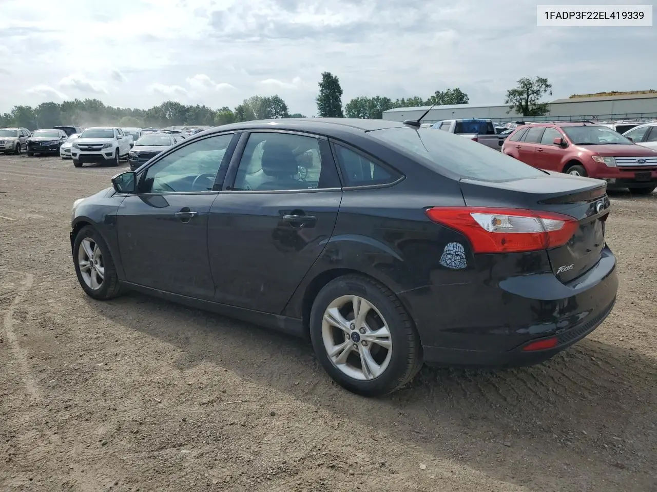 2014 Ford Focus Se VIN: 1FADP3F22EL419339 Lot: 61640985