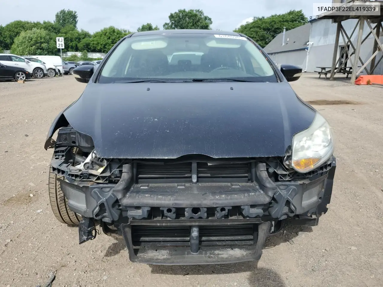 2014 Ford Focus Se VIN: 1FADP3F22EL419339 Lot: 61640985
