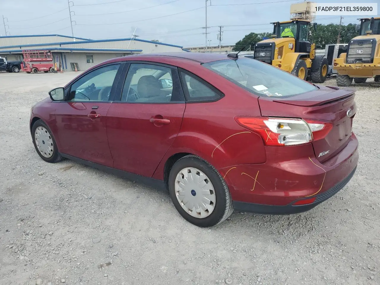 2014 Ford Focus Se VIN: 1FADP3F21EL359800 Lot: 61982415