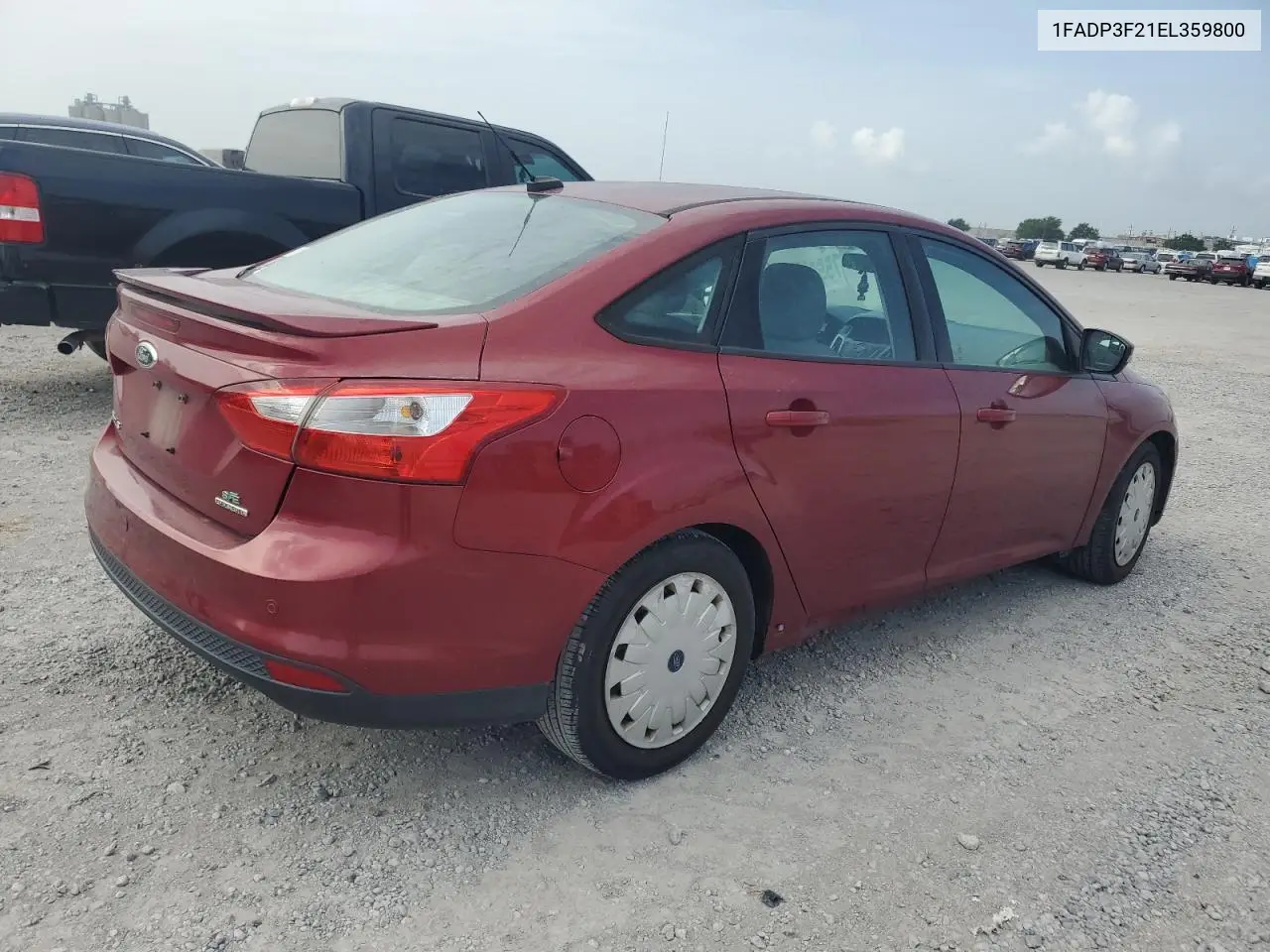 2014 Ford Focus Se VIN: 1FADP3F21EL359800 Lot: 61982415