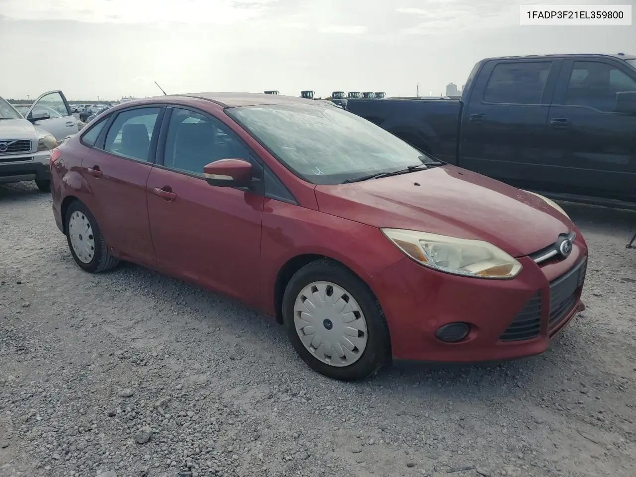 2014 Ford Focus Se VIN: 1FADP3F21EL359800 Lot: 61982415