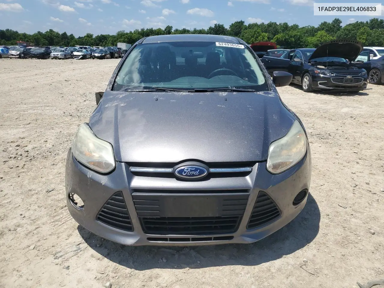 2014 Ford Focus S VIN: 1FADP3E29EL406833 Lot: 62493655