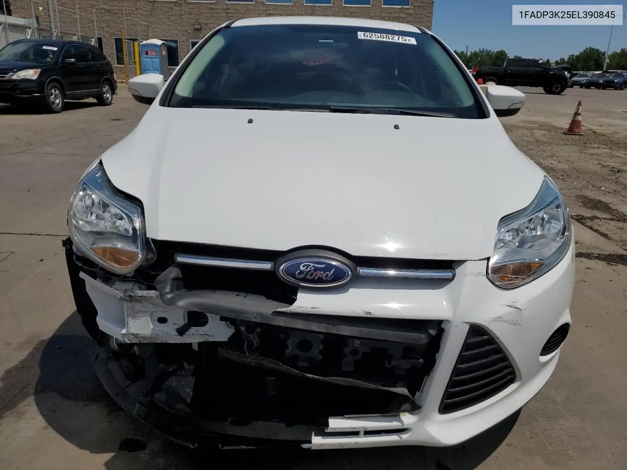 2014 Ford Focus Se VIN: 1FADP3K25EL390845 Lot: 62588275
